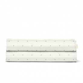 Евро простыня 220х240 см MINI DOTS CS3 Cosas Білий