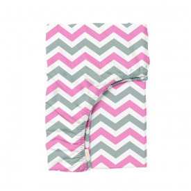 Простыня на резинке 120х200 см ZIGZAG CS4 Cosas розовый