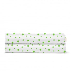 Простыня полуторная 155х240 см GREEN STARS Cosas Зеленый