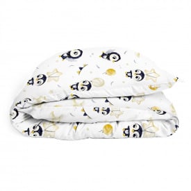 Пододеяльник детский 110х140 см PENGUINS Cosas белый