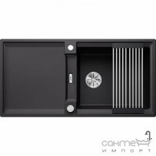 Прямоугольная кухонная мойка на одну чашу с сушкой Blanco Adira XL 6 S Silgranit 527621 белый