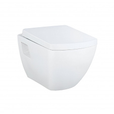 Унитаз подвесной Creavit Tetra TP326 крышка с сиденьем Duroplast, с механизмом Soft-close, белый