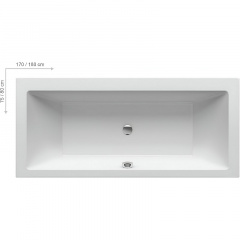 Ванна прямоугольная RAVAK FORMY 01 SLIM 170 x 75 белая (1C 133083) Тернопіль