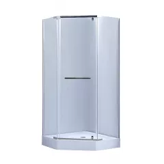 Душевая кабина Lidz Dozorca LDSC9090CRMLOWTR, низкий поддон, прозрачное стекло 6 мм Кропивницький