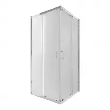 Душевая кабина Qtap Taurus CRM1011SC6 квадратная 100х100см, стекло 6 мм Clear, CalcLess,без поддона