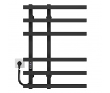 Полотенцесушитель электрический Atena П6 150х700 Deffi Черный JD04 (A.AT.70.15.6.E.B.L.2)