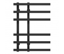 Полотенцесушитель водяной Atena П6 150х700 Deffi Черный (A.AT.70.15.6.B.A)