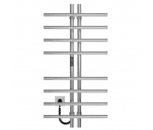 Полотенцесушитель электрический Gray П8 60х1000 Deffi Хром JD03 (A.GY.100.6.8.E.C.L.1)