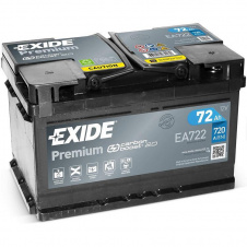 Автомобільний акумулятор EXIDE PREMIUM 72A (EA722)
