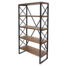Стеллаж для хранения в стиле LOFT Черный (NS-1861)