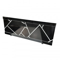 Экран под ванну The MIX Крепыш Chaos Black 160 см Черный Жмеринка