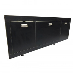 Пластиковый экран Креатив 5.0 Антрацит Mikola-M 120 см с выдвижным ящиком Конотоп