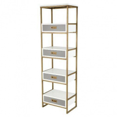 Стеллаж для хранения в стиле LOFT Золотой (NS-1924) Ивано-Франковск