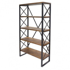 Стеллаж для хранения в стиле LOFT Черный (NS-1861) Житомир