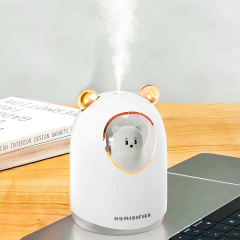 Увлажнитель воздуха Humidifier A205 Bear с RGB подсветкой 300ml White (3_02605) Черкаси