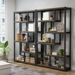 Стеллаж для хранения в стиле LOFT Черный (NS-1908) Київ