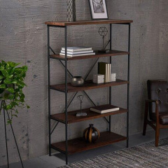 Стеллаж для хранения в стиле LOFT Черный (NS-1835) Краматорськ