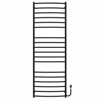 Полотенцесушитель электрический Классик Элит П18 600х1800 Deffi Черный EF16 (C.KE.180.60.18.E.B.R.5)