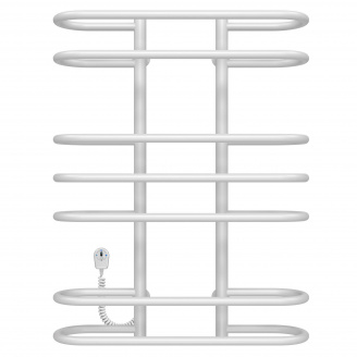 Полотенцесушитель электрический Британика П7 600х800 Deffi Белый EF16 (C.BR.80.60.7.E.W.L.5)