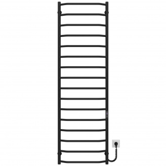 Полотенцесушитель электрический Трапеция П16 500х1700 Deffi Черный JD03 (C.TR.170.50.16.E.B.R.1)