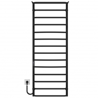 Полотенцесушитель электрический Юность П14 500х1400 Deffi Черный JD03 (C.YU.140.50.14.E.B.L.1)