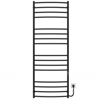Полотенцесушитель электрический Классик Элит П16 600х1700 Deffi Черный JD03 (C.KE.170.60.16.E.B.R.1)