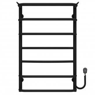 Полотенцесушитель электрический Юность П7 500х800 Deffi Черный EF16 (C.YU.80.50.7.E.B.R.5)
