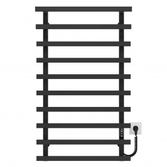 Полотенцесушитель электрический Breeze П10 500x1000 Deffi Черный JD04 (A.BZ.100.50.10.E.B.R.2)