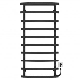 Полотенцесушитель электрический Lotos П10 500х1200 Deffi Черный JD04 (A.LO.120.50.10.E.B.R.2)