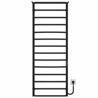 Полотенцесушитель электрический Юность П14 500х1400 Deffi Черный JD03 (C.YU.140.50.14.E.B.R.1)