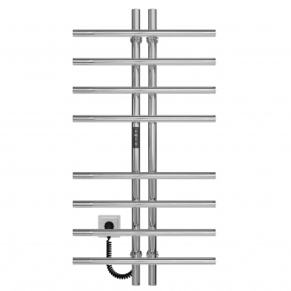 Полотенцесушитель электрический Gray П8 60х1000 Deffi Хром JD03 (A.GY.100.6.8.E.C.L.1)