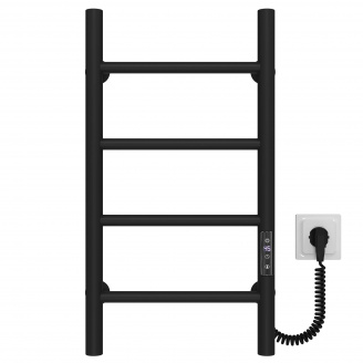 Полотенцесушитель электрический Орион П4 200х600 Deffi Черный JD03 (C.OR.60.20.4.E.B.R.1)