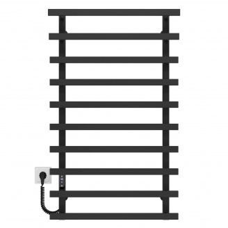 Полотенцесушитель электрический Breeze П10 500x1000 Deffi Черный JD04 (A.BZ.100.50.10.E.B.L.2)