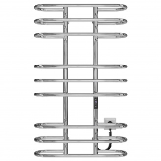 Полотенцесушитель электрический Британика П9 600х1000 Deffi Хром JD03 (C.BR.100.60.9.E.C.R.1)