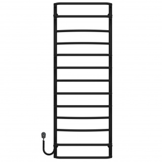 Полотенцесушитель электрический Аквамикс П13 500х1400 Deffi Черный EF16 (C.AM.140.50.13.E.B.L.5)