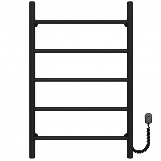 Полотенцесушитель электрический Орион П5 500х800 Deffi Черный EF16 (C.OR.80.50.5.E.B.R.5)