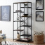 Стеллаж для хранения в стиле LOFT Черный (NS-1811) Ірпінь