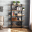 Стеллаж для хранения в стиле LOFT Черный (NS-1820) Обухів