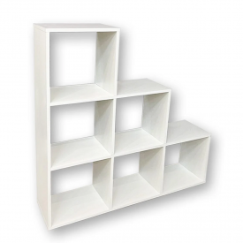Стелаж Tobi Sho GT-39 для книг, декору на 6 комірок 1071х1076х280 мм Білий