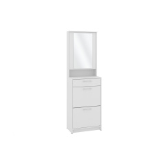 Тумба для взуття Zephyr (60х36х192,5 см, білий) Сарни