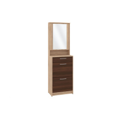 Тумба для взуття Zephyr (60х36х192,5 см, сонома + горіх) Житомир
