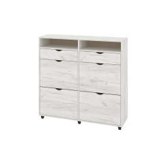 Тумба для взуття Clario (118,6х34х113,5 см, крафт) Прилуки