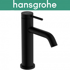 Смеситель Hansgrohe (art 73310670) для раковины однорычажный, Tecturis S Single lever basin mixer 110 with pop-up waste set, Чёрный мат Київ