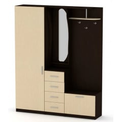 Передпокій Компаніт Тамара 1600 мм дсп венге-сонома-комбі Кременець