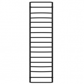 Полотенцесушитель водяной Аквамикс П17 500х1800 Deffi черный (C.AM.180.50.17.B.B)