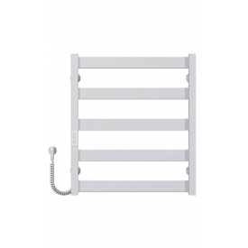 Полотенцесушитель электрический Harmony П5 500х600 Deffi Белый WD04 (B.HR.60.50.5.E.W.L.4)