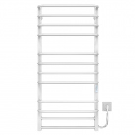 Полотенцесушитель электрический Lux П12 400х1100 Deffi Белый WD04 (A.LU.110.40.12.E.W.R.4)
