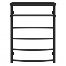 Полотенцесушитель водяной Отель П6 400х700 Deffi Черный (C.OD.70.40.6.B.B)