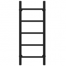 Полотенцесушитель водяной Орион П5 200х800 Deffi Черный (C.OR.80.20.5.B.B)