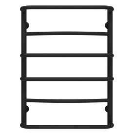 Полотенцесушитель водяной Аквамикс П6 400х700 Deffi черный (C.AM.70.40.6.B.B)